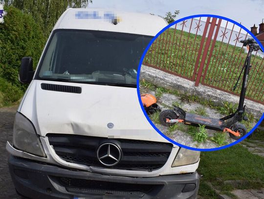 10-latek na hulajnodze elektrycznej zderzył się czołowo z busem. Został zabrany do  szpitala