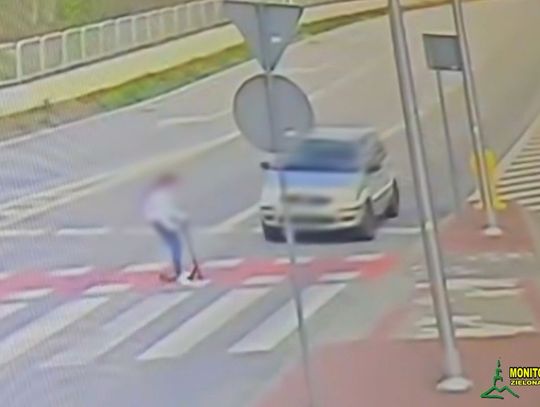 10-latka na hulajnodze potrącona na przejeździe. Kierowca dostał 4000 mandatu