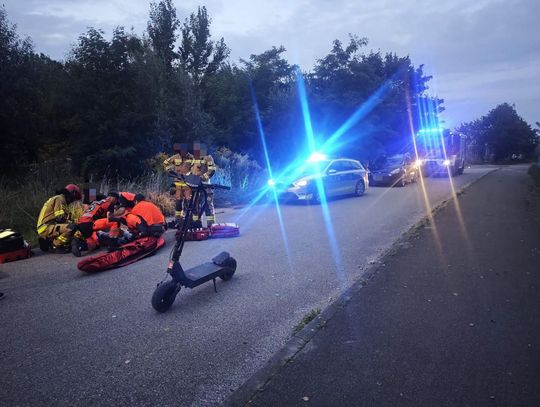 15-latek chciał nauczyć się jazdy na jednym kole. Skończyło się wypadkiem i wizytą w szpitalu
