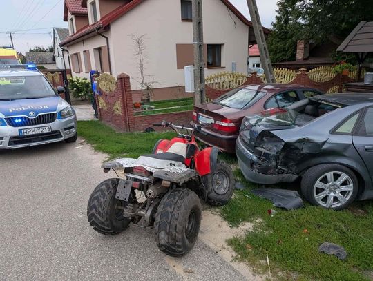 17-latek rozbił quada. Ciężko ranny chłopak trafił do szpitala śmigłowcem LPR