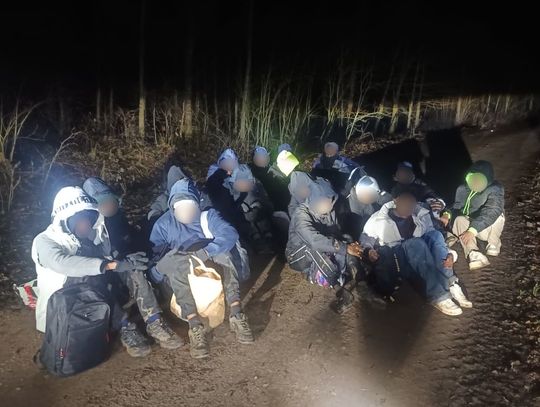17 nielegalnych migrantów zatrzymanych przy granicy z Litwą. Chcieli przedostać się na Zachód