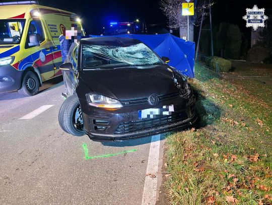 20-latek zignorował znak "STOP", doszło do tragicznego wypadku, w którym zginęła rowerzystka