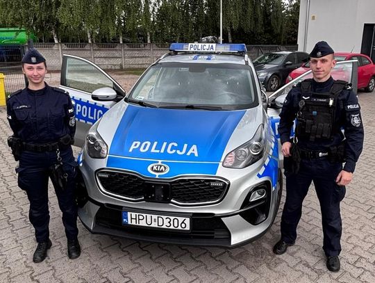 21-latek stracił przytomność podczas przerwy w pracy. Szybka reakcja policjantów uratowała mu życie