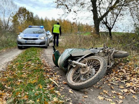 21-latek uciekał motorowerem policji. Tłumaczył, że bał się więzienia za jazdę bez świateł