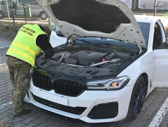 22-latek zatrzymany na granicy z Ukrainą. Próbował wyjechać kradzionym BMW