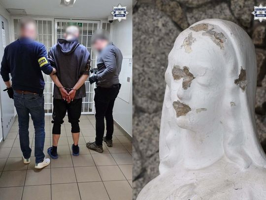 27-latek przyszedł pod kościół z siekierą. Odpowie za zniszczenie figur