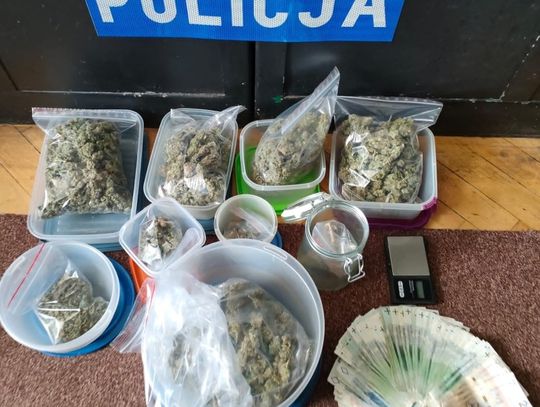 28-latek miał w domu 700 gramów marihuany. Kryminalni zdobyli jego adres i wpadli z wizytą