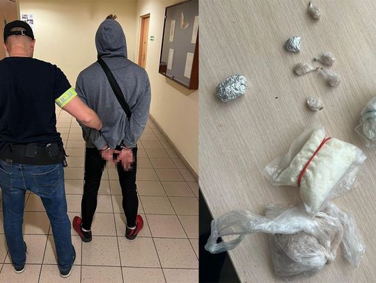 28-latek mroził amfetaminę i klefedron. Kryminalni dowiedzieli się, czym się zajmuje i odwiedzili go w domu