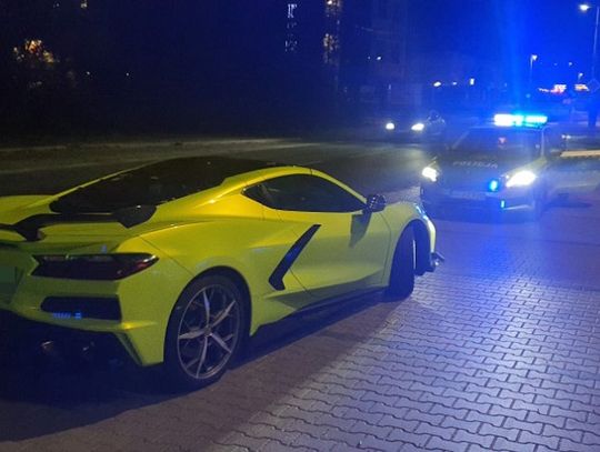 29-latek szalał Corvettą na ulicach miasta. Po zatrzymaniu grozi mu nawet 5 lat więzienia