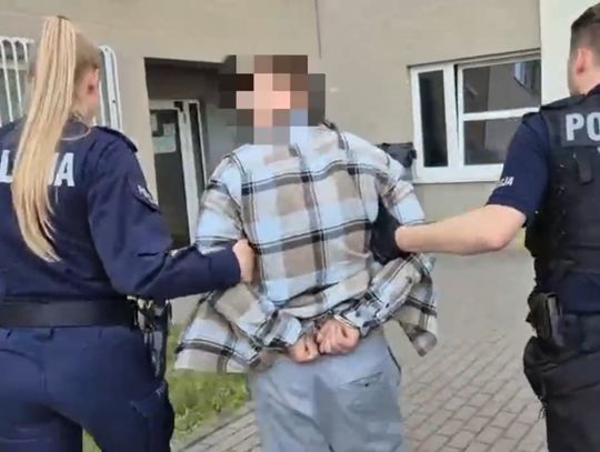 30-latek zatrzymany za brutalną napaść w sklepie. Bez powodu pobił mężczyznę na oczach jego żony