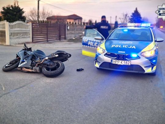 31-letni motocyklista uciekał przed policją. Po zatrzymaniu wydmuchał blisko dwa promile