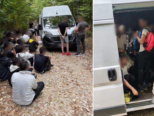 47 nielegalnych imigrantów w busie! Dwaj kurierzy z Polski przewozili ich szlakiem bałkańskim