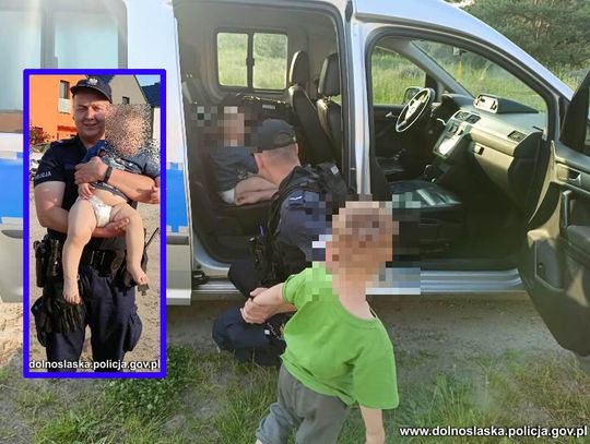 5-latek zwiał z domu razem z raczkującym bratem. Młoda matka niczego nie zauważyła