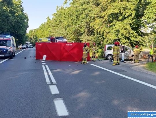 70-latek wymusił pierwszeństwo motocykliście. 24-latek zginął mimo trwającej godzinę reanimacji