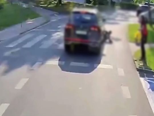 72-latek potrącił chłopaka na przejściu dla pieszych i pojechał dalej. Policjanci szybko go namierzyli
