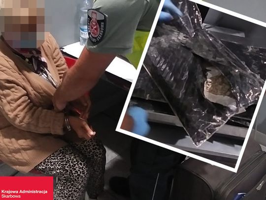 81-latka złapana z 5 kg heroiny na lotnisku w Okęciu: "to prezenty" [WIDEO]