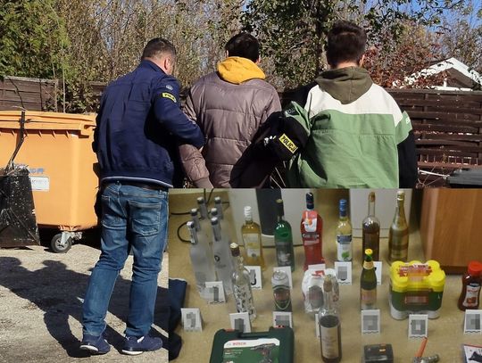 Alkohol pokonał przestępców. Włamywacze wypili skradziony łup i zasnęli na miejscu kradzieży