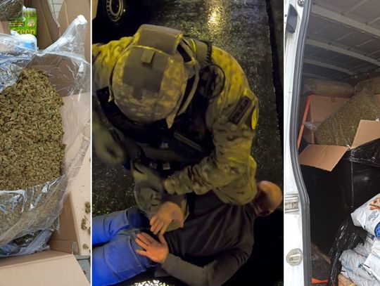 Antyterroryści zatrzymali kuriera, który wiózł prawie 100 kg marihuany [WIDEO, FOTO]