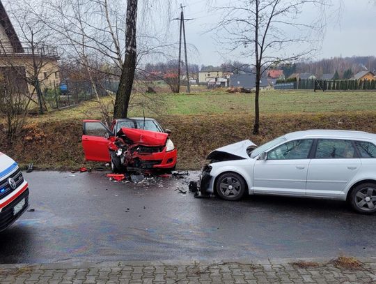 Audi zderzyło się czołowo z suzuki. W wypadku zginęła 15-latka, dwie osoby zostały ranne