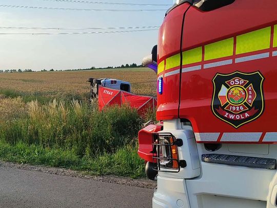 Auto uderzyło w słup i kilka razy koziołkowało. Mężczyzny nie udało się uratować