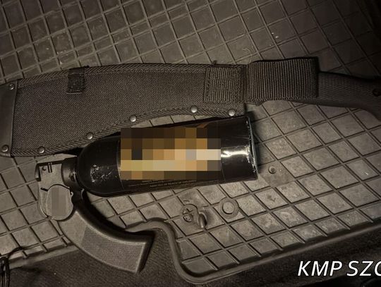 Awanturował się z maczetą i zaatakował ochroniarza gazem. 22-latek tymczasowo aresztowany