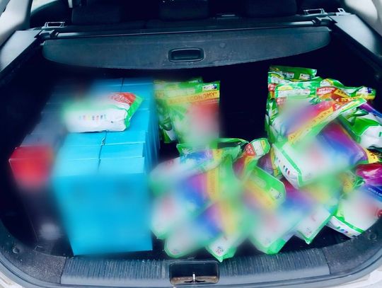 Bagażnik pełen proszków i flaszek. Mężczyzna wynosił towar ze sklepu i gromadził w aucie