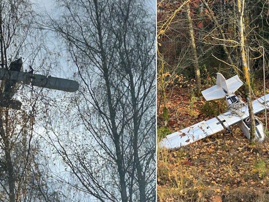 Białoruski dron rozbił się w Polsce. Maszyną przemycano kontrabandę