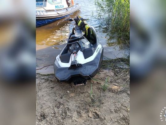 Blisko 3 promile i sądowy zakaz. Pijany kierowca skutera wodnego w rękach policji