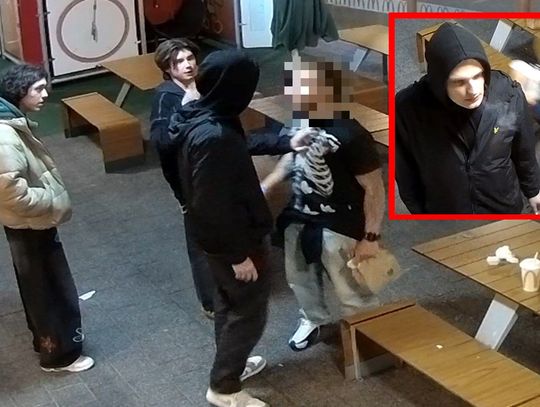 Brutalny atak w restauracji. Napastnik złamał ząb ofierze, policja opublikowała jego zdjęcie