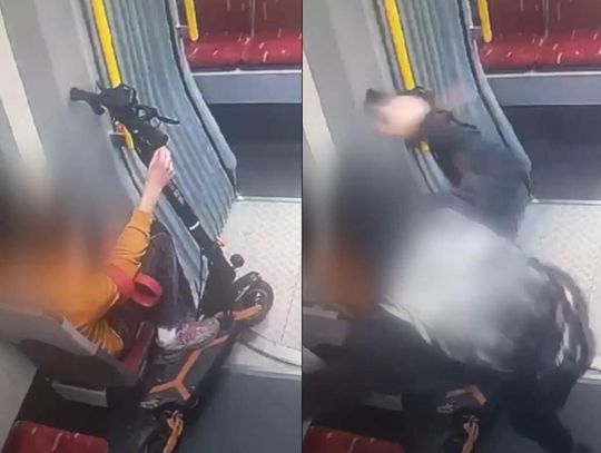 Brutalny atak w tramwaju. Policja zatrzymała 18-latka