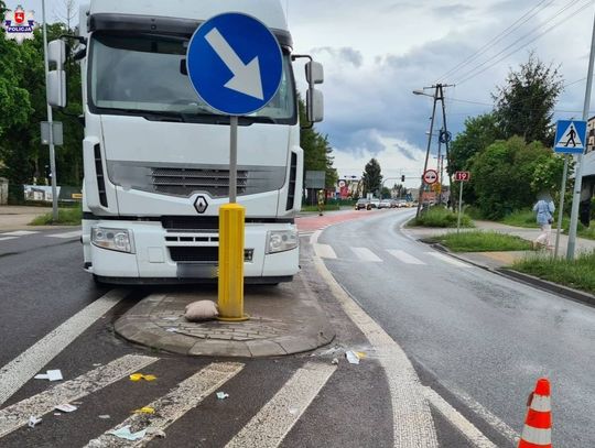 Chłopiec potrącony przez ciężarówkę na przejściu dla pieszych. Odniósł poważne obrażenia