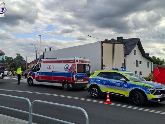 Ciężarówka śmiertelnie potrąciła kobietę. Trwa wyjaśnianie okoliczności tragedii