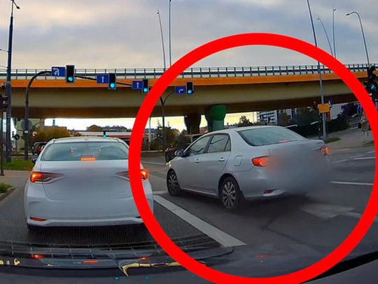 Cwaniacy drogowi chcieli być sprytniejsi od innych. Policja dostała nagranie