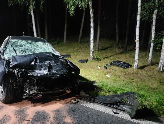 Czołowe zderzenie dwóch aut. 18-latka zmarła w szpitalu, cztery osoby zostały ranne