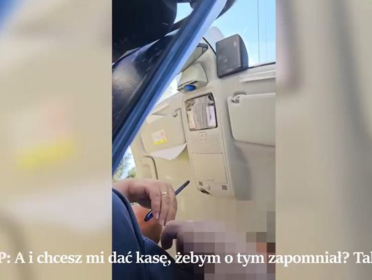 "Dam Wam 8 tysięcy, bo tyle zarabiam" - pijany kierowca chciał przekupić policjantów [WIDEO]