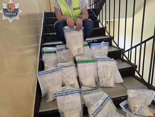 Diler stracił ogromną ilość towaru i trafił za kraty. Wpadł, bo na widok radiowozu puściły mu nerwy