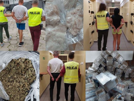 Dilerzy-recydywiści zatrzymani ze znacznymi ilościami narkotyków. Mieli 7 kilo mefedronu, amfetaminę i marihuanę