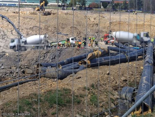 Dramat na budowie w Zakopanem. Betoniarka najechała na pracownika, w akcji śmigłowiec LPR