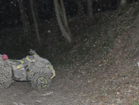 Dramatyczny wypadek w lesie. Quad przygniótł 33-latka, interweniował śmigłowiec LPR