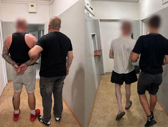 Duży i chudy okradli rowerzystę podróżującego pociągiem. Mieli pecha, bo okazało się, że to policjant