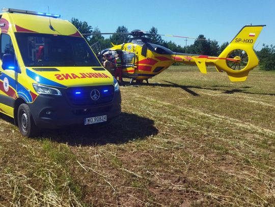 Dwaj mężczyźni ciężko ranni po eksplozji w warsztacie samochodowym. Dramatyczna akcja na Mazowszu