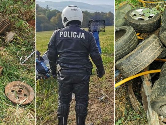 Dwaj partacze odpowiedzą za kradzieże. Uciekając z fantami ugrzęzli w błocie