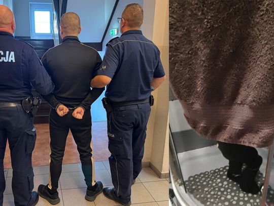 Dzielnicowi znaleźli go pod prysznicem w ubraniu. "Chciałem się wykąpać"