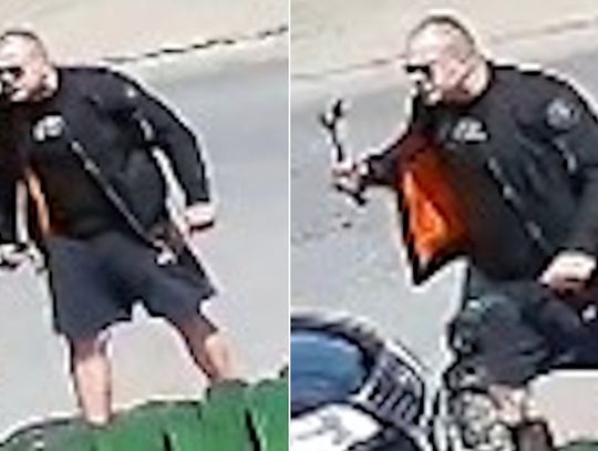Groził innemu kierowcy przedmiotem przypominającym siekierę. Jeśli go poznajesz - powiadom policję