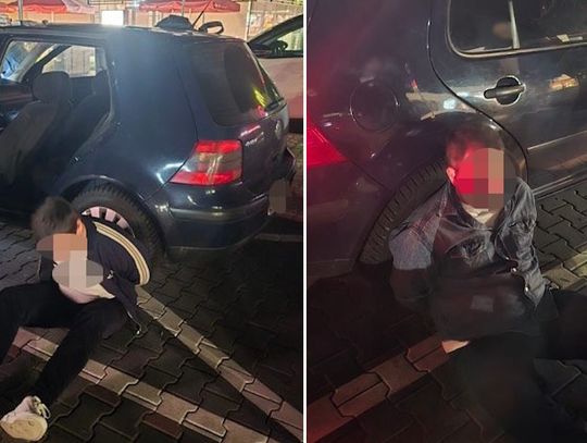 Gruzini zatrzymani za kradzież z włamaniem. Zabrali z BMW saszetkę z 56 tysiącami złotych