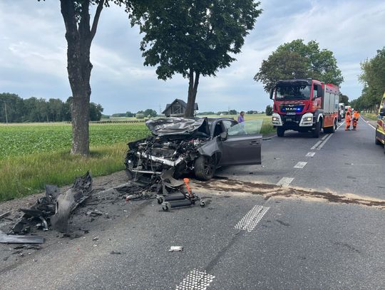 Ignorował zakaz i uderzył w auto z dziećmi. Zapłaci 5 tysięcy złotych mandatu