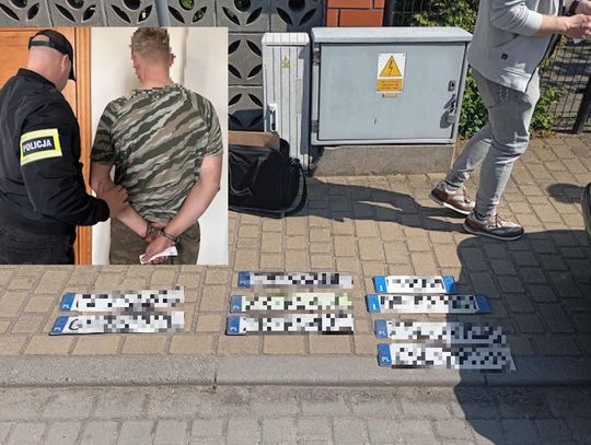 Prowadził jak wariat, w aucie miał zestaw tablic rejestracyjnych. Zakładał je, gdy jechał kraść Prowadził jak wariat, w aucie miał zestaw tablic rejestracyjnych. Zakładał je, gdy jechał kraść