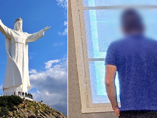 Jechał na zakazie i przebywał w Polsce nielegalnie. Tłumaczył, że chce zobaczyć pomnik Chrystusa