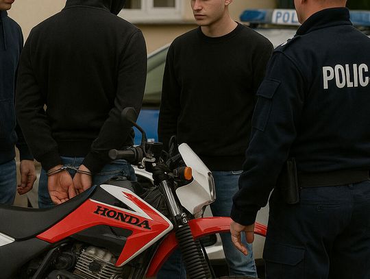 Jechali we trzech na jednym motocyklu. Wszyscy byli pijani i trafili na dołek