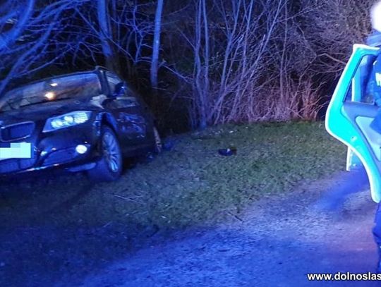 Kierowca BMW potrącił policjantkę. Był pijany, poszukiwany, a w bagażniku wiózł psa